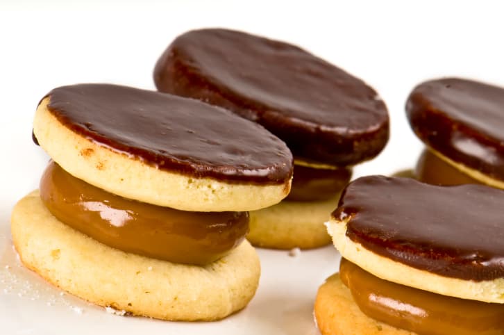 Alfajores con harina de soja