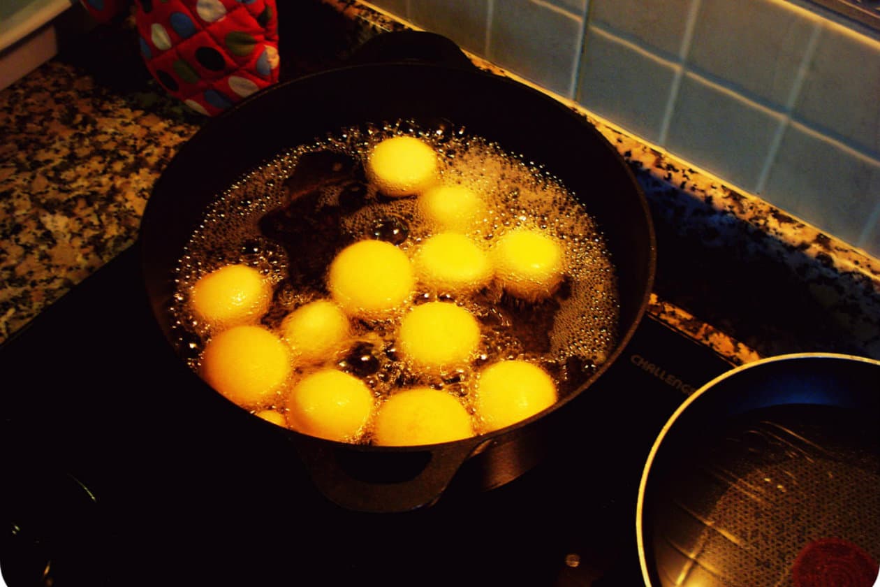 Buñuelos típicos colombianos