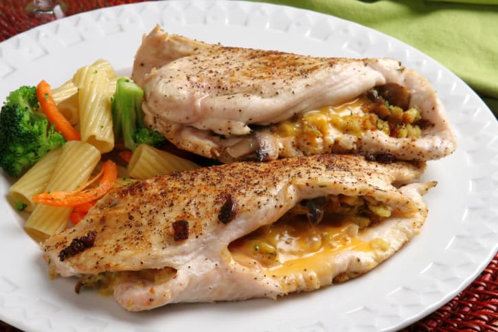 Pechugas de pollo rellenas