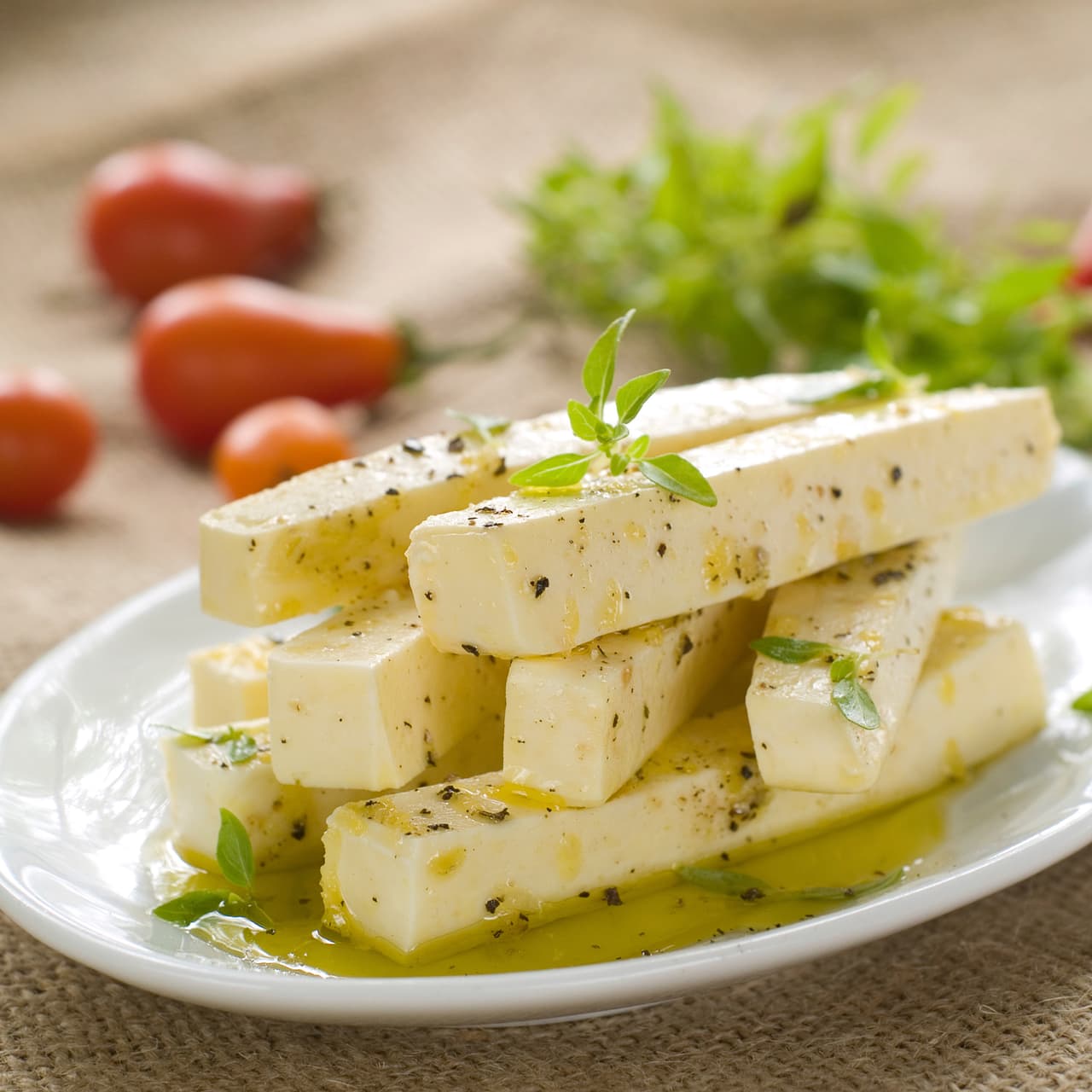 Cómo preparar queso marinado