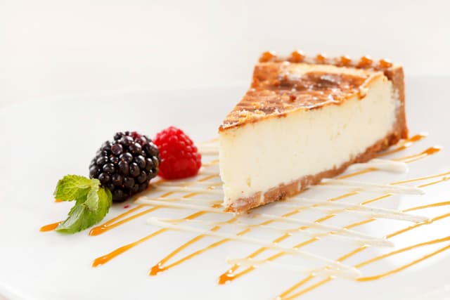 Receta de cheesecake de frambuesas