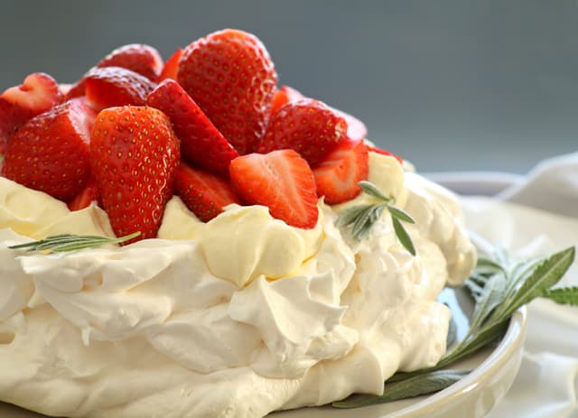 Receta de postre Pavlova