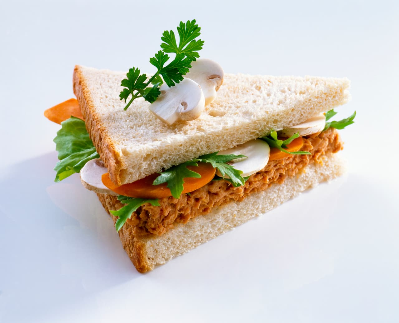 Sándwich vegetariano sencillo