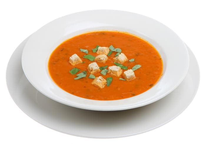 Sopa cremosa de tomate