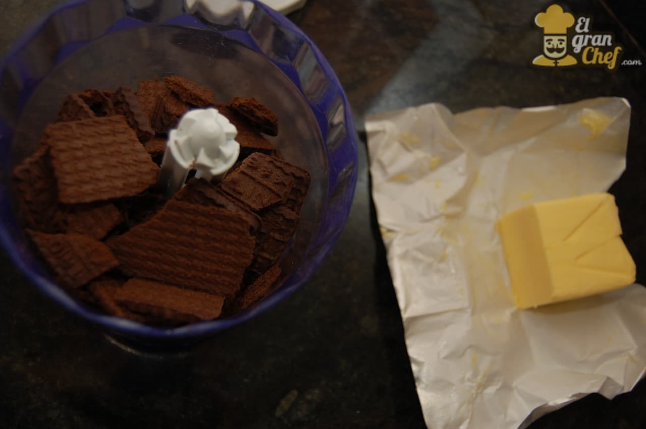Tarta de menta y chocolate