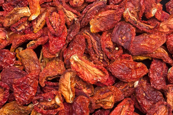 Los tradicionales tomates secados al sol