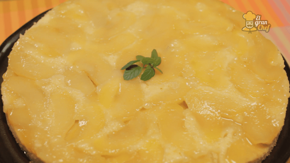 Torta de manzana invertida