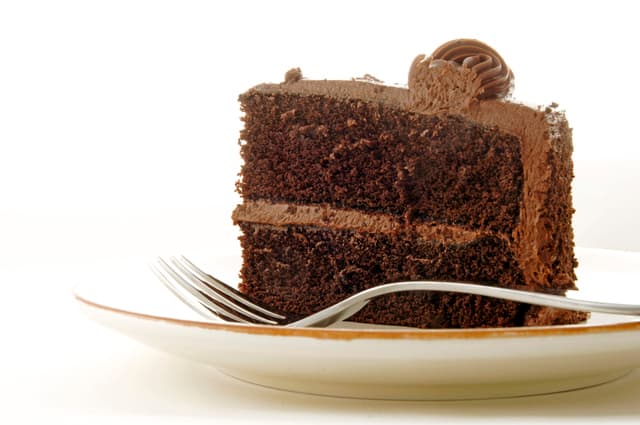 Bizcocho relleno de chocolate