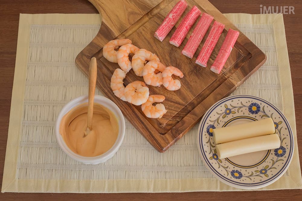 Deliciosa ensalada de langostinos