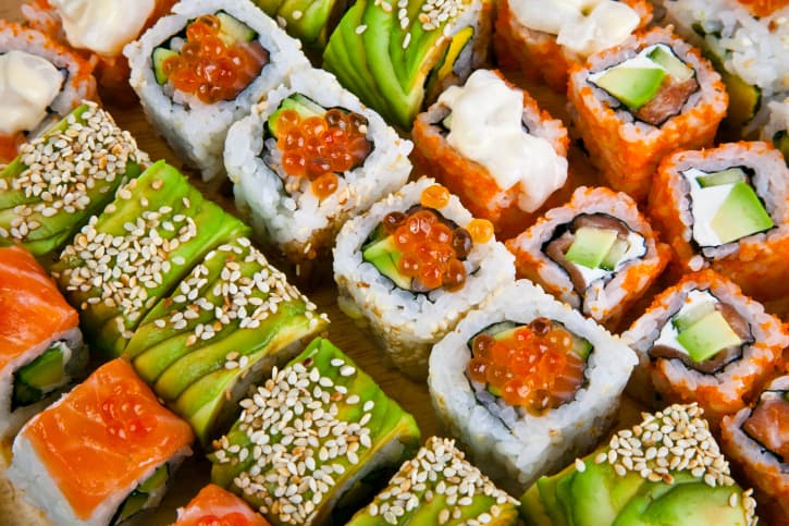 Las formas de presentar el sushi