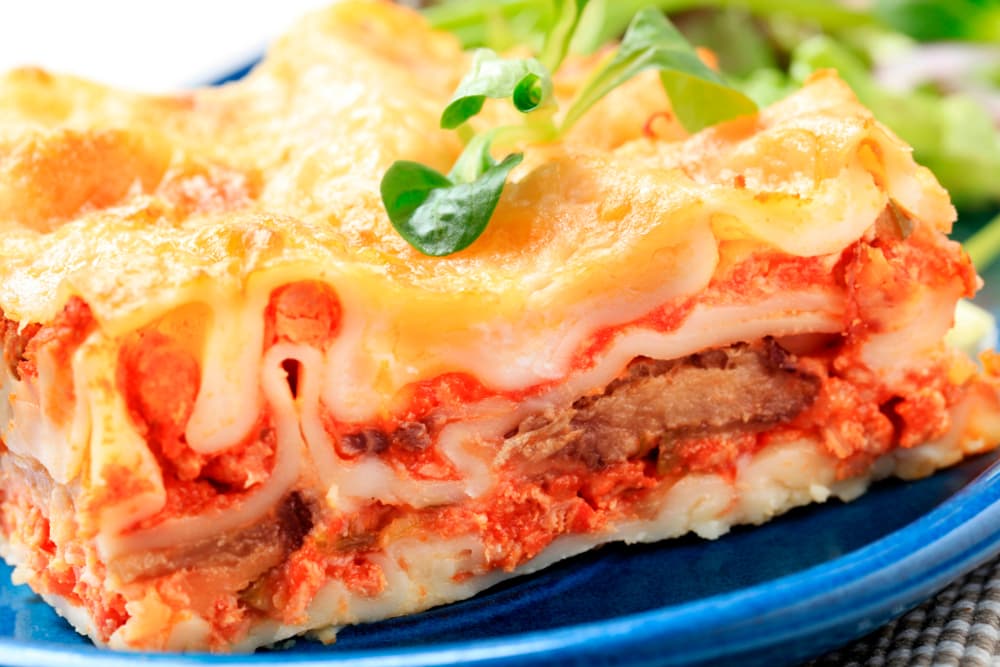 Rica lasaña de pollo