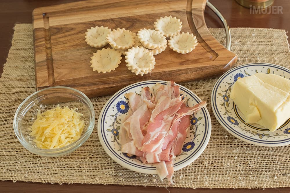 Minitarteletas de panceta