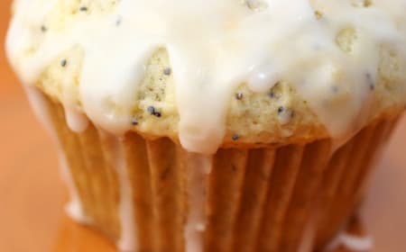 Muffins de almendra y semillas de amapola
