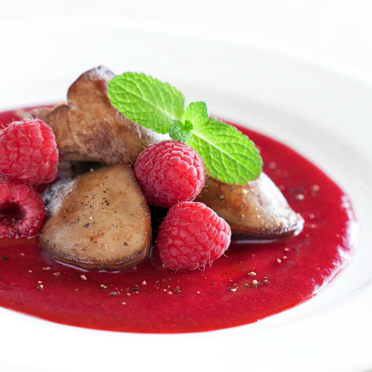 Receta de pechuga de pato con vinagre de frambuesa