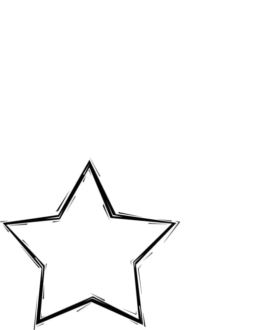 Dibujos de estrellas para colorear