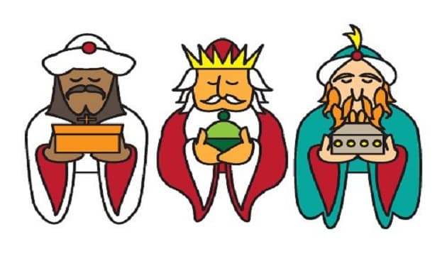 Dibujos de Reyes Magos de Oriente