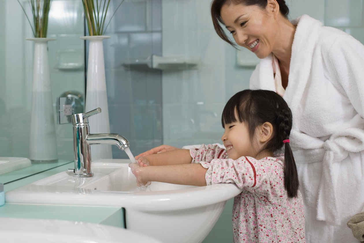 Importancia del lavado de manos en niños
