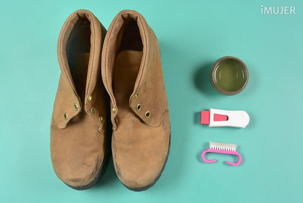 Increíble modo de limpiar tus botas de gamuza
