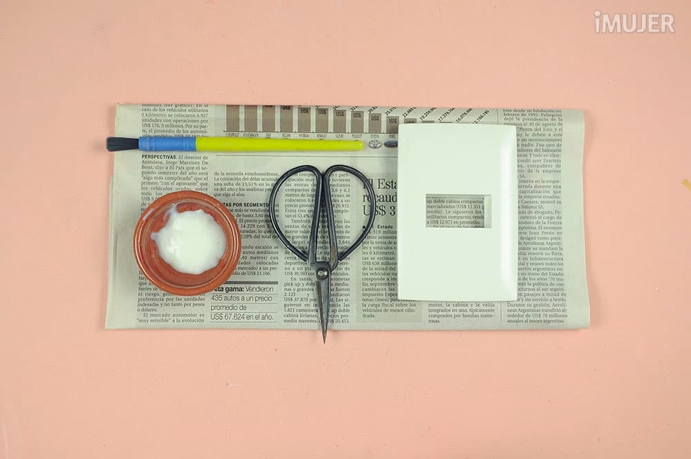 Increíble idea para decorar con papel periódico