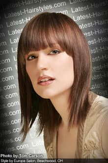 Cortes de pelo con flequillo 2011