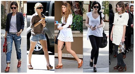 Zuecos: los zapatos del 2011