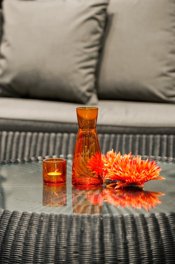 Centros de mesa: Fanales con parafina