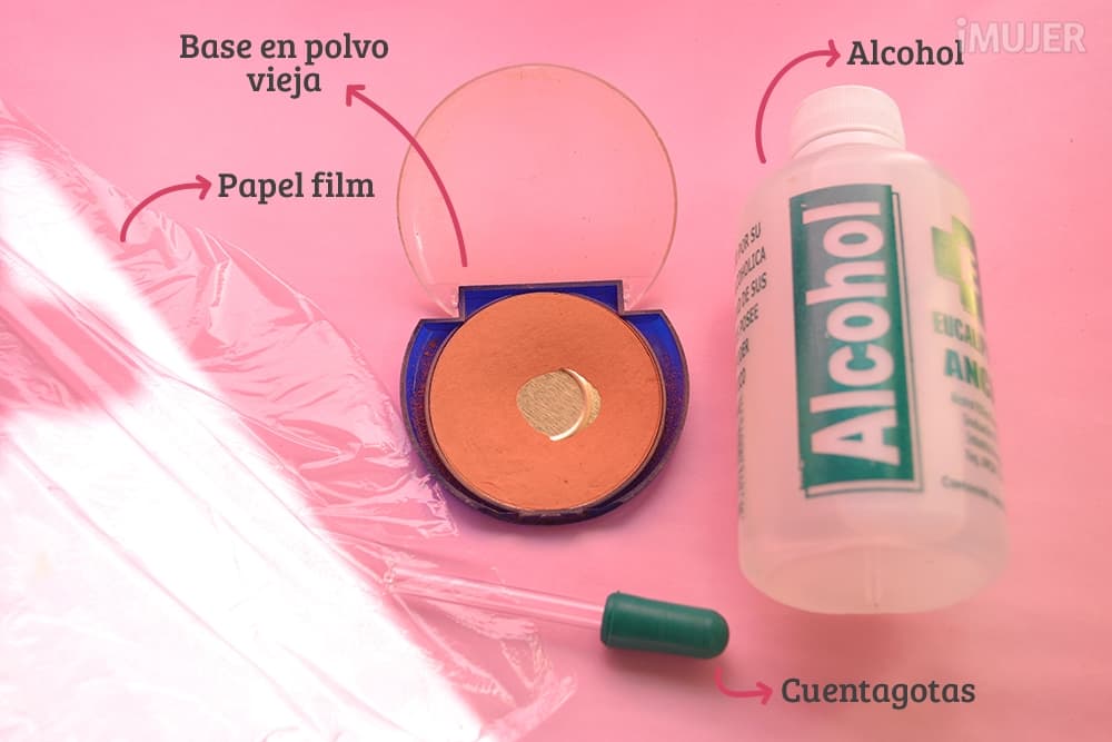 Cómo rescatar una base en polvo vieja