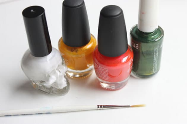 Uñas decoradas de Halloween: ¡Calabazas!