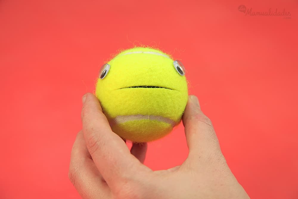 Manualidades con pelotas de tenis