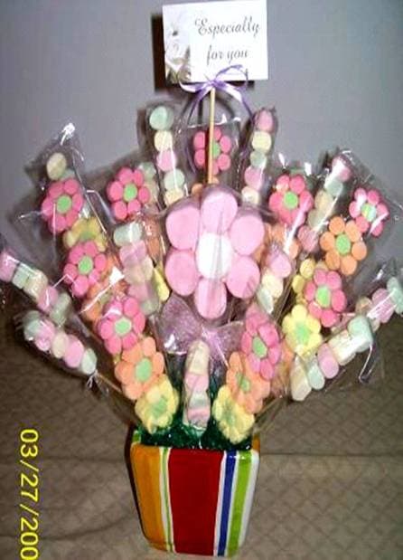 Flores de bombon, enviadas por Irma