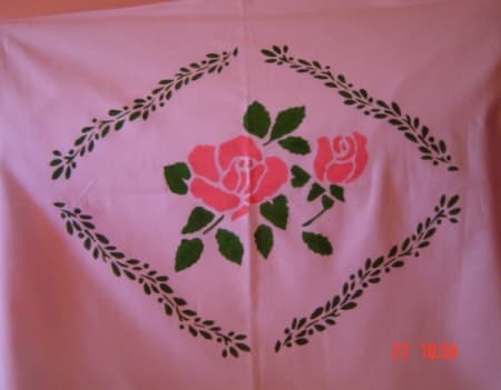 Manteles pintados, enviados por Adriana