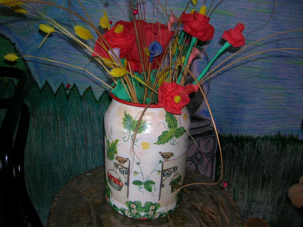 Tarro de lata reciclado, enviado por Adriana