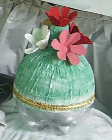 Manualidades con reciclaje, enviada por Gladys