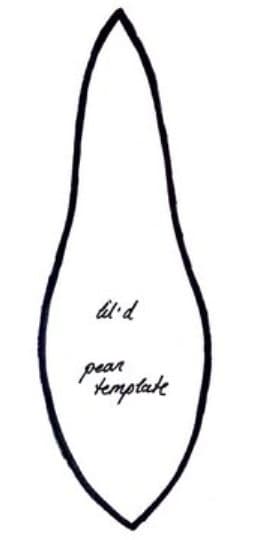 Frutas de patchwork, enviadas por Malu