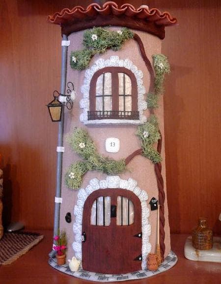 Tejas decoradas, enviadas por Laura