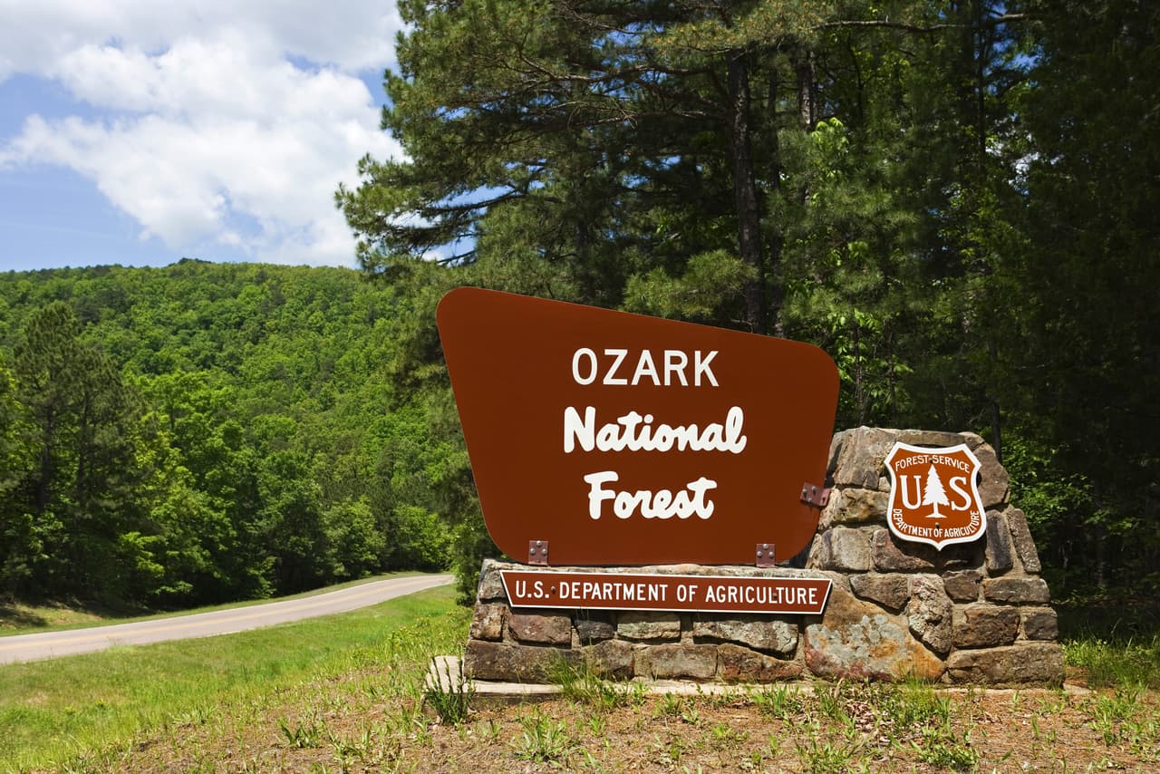 El Bosque Nacional de Ozark y St. Francis, en Arkansas
