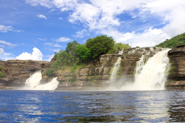 Recorriendo el Parque Nacional Canaima, en Venezuela