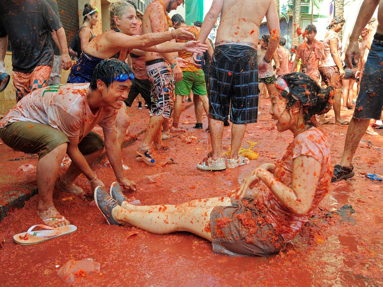 Guerra de tomates en Colombia