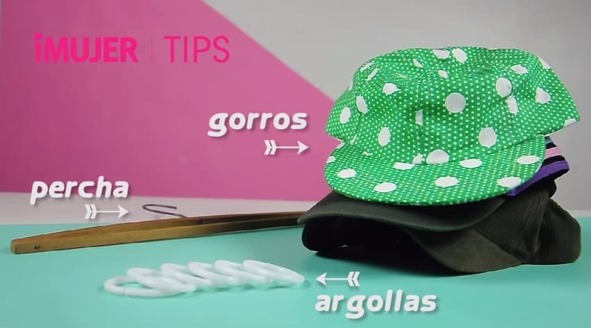 Con este simple tip, tus gorros de visera siempre estarán organizados
