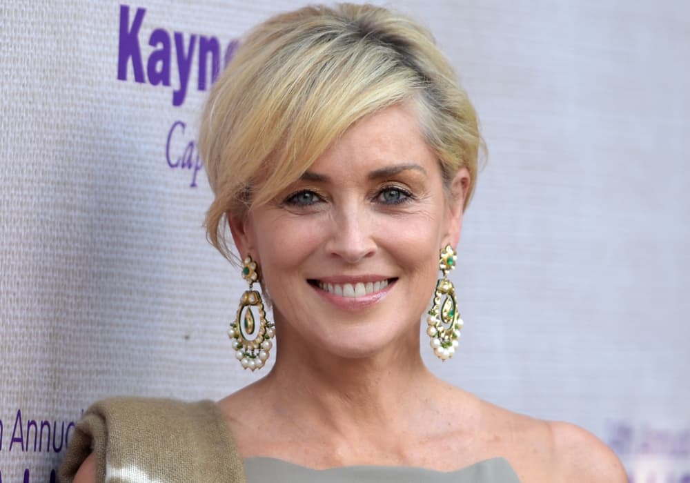 Irreconociblemente bella: ¡Sharon Stone se mostró sin maquillaje a sus 57 años!