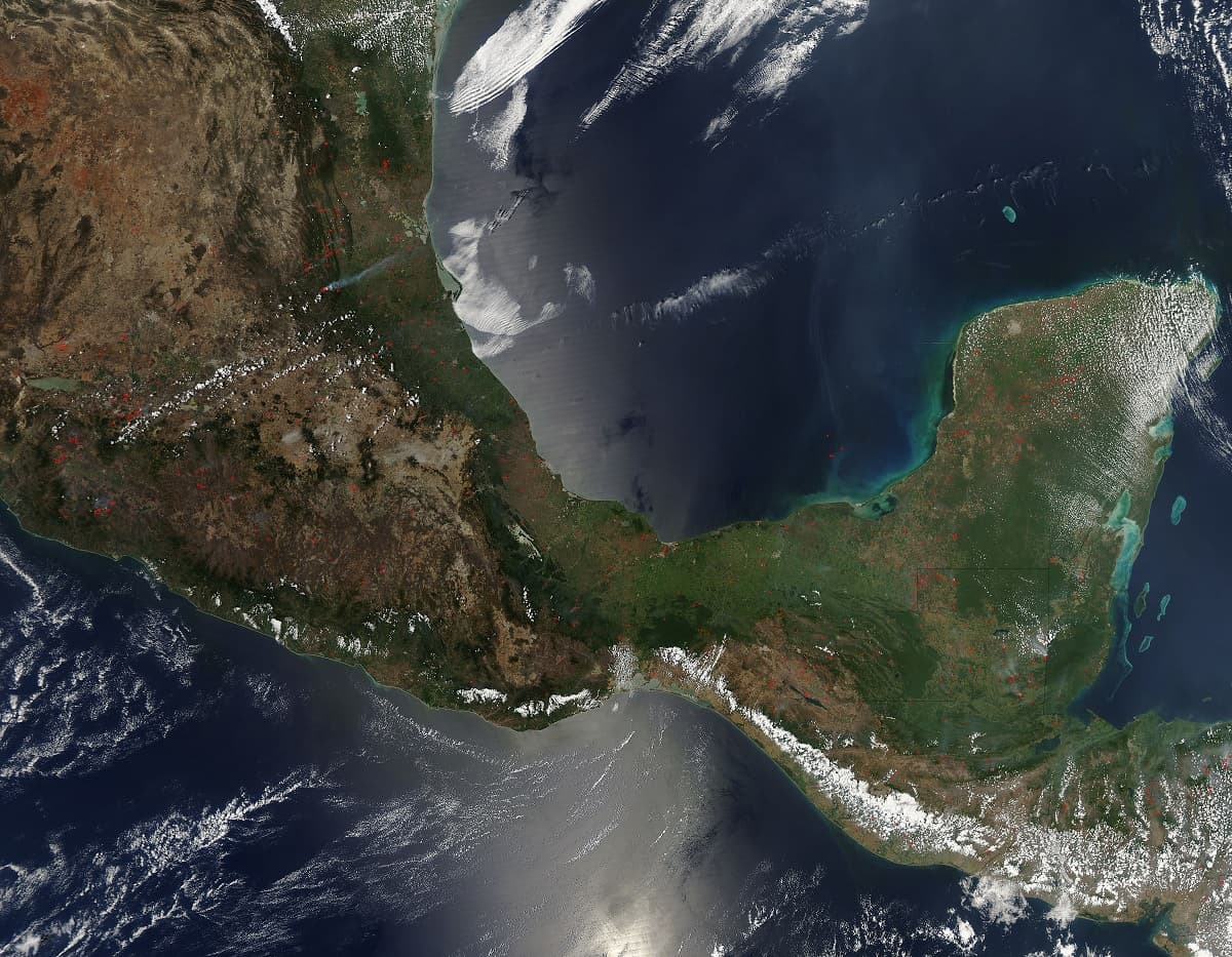 ¡Fuera de este mundo! Así se ve México desde el espacio
