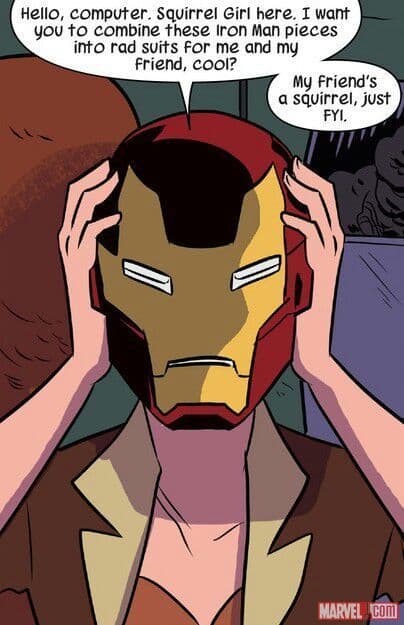 Squirrel Girl, Iron Man