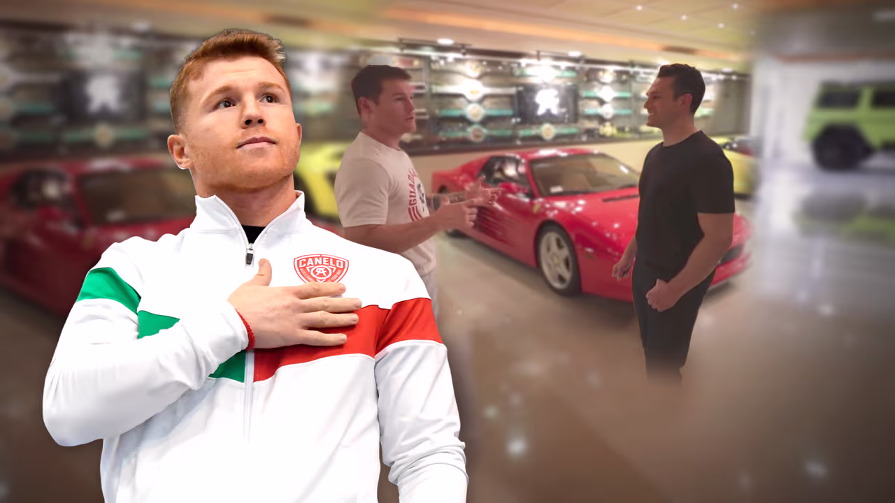Canelo Álvarez abre las puertas de su mansión repleta de carros ...