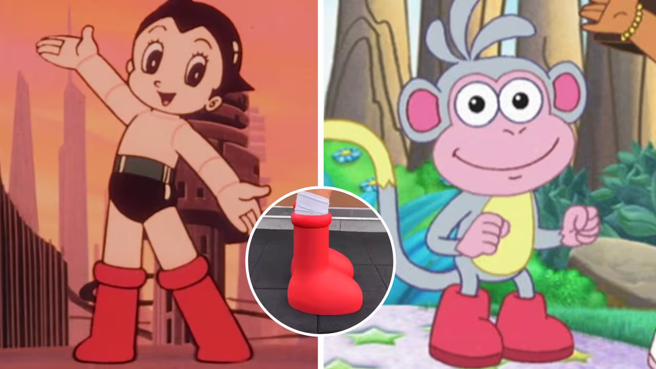 Marca de zapatos MSCHF lanza botas rojas de Astro Boy e Internet ...