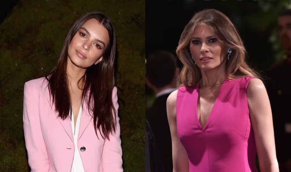 La modelo Emily Ratajkowski defendió a Melania Trump del insulto de un ...