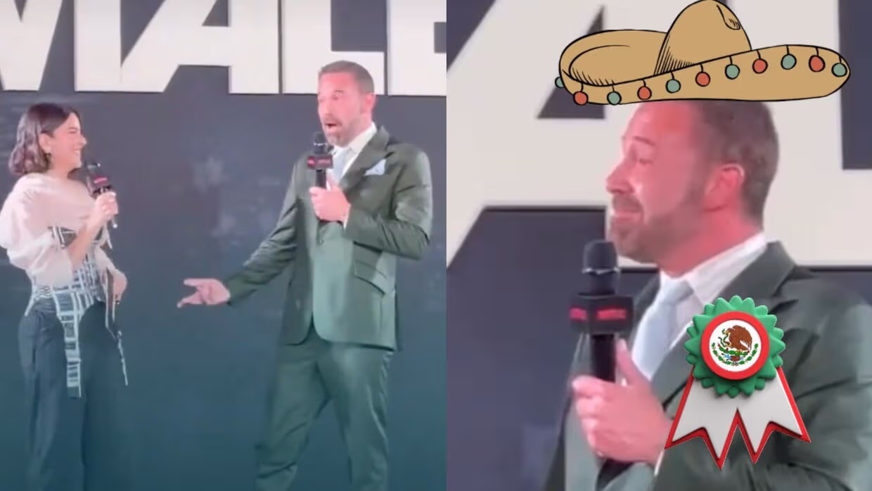 Así reaccionó Ben Affleck al grito de que ya es mexicano