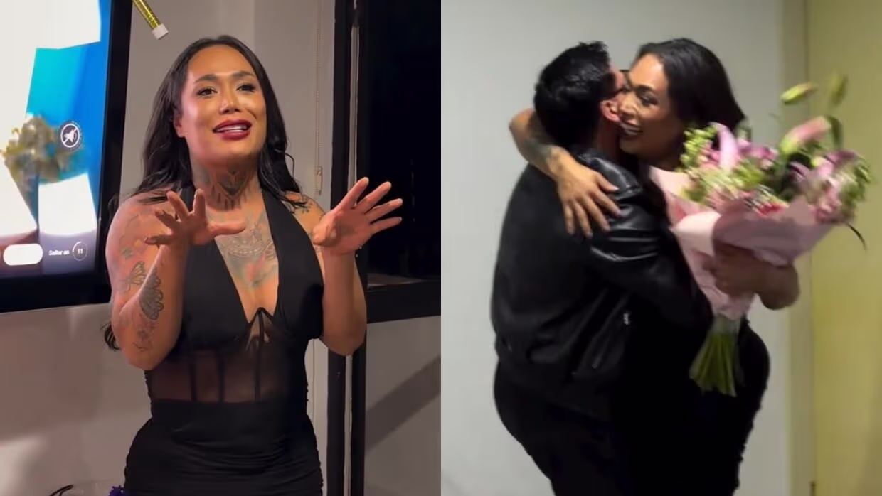 ¡Con mariachis y mariscos! Así recibieron a Karina Torres tras finalizar ‘reality’