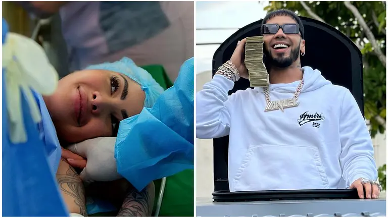 Yailin reaparece tras su embarazo escuchando la canción que Anuel le habría  dedicado a Karol G