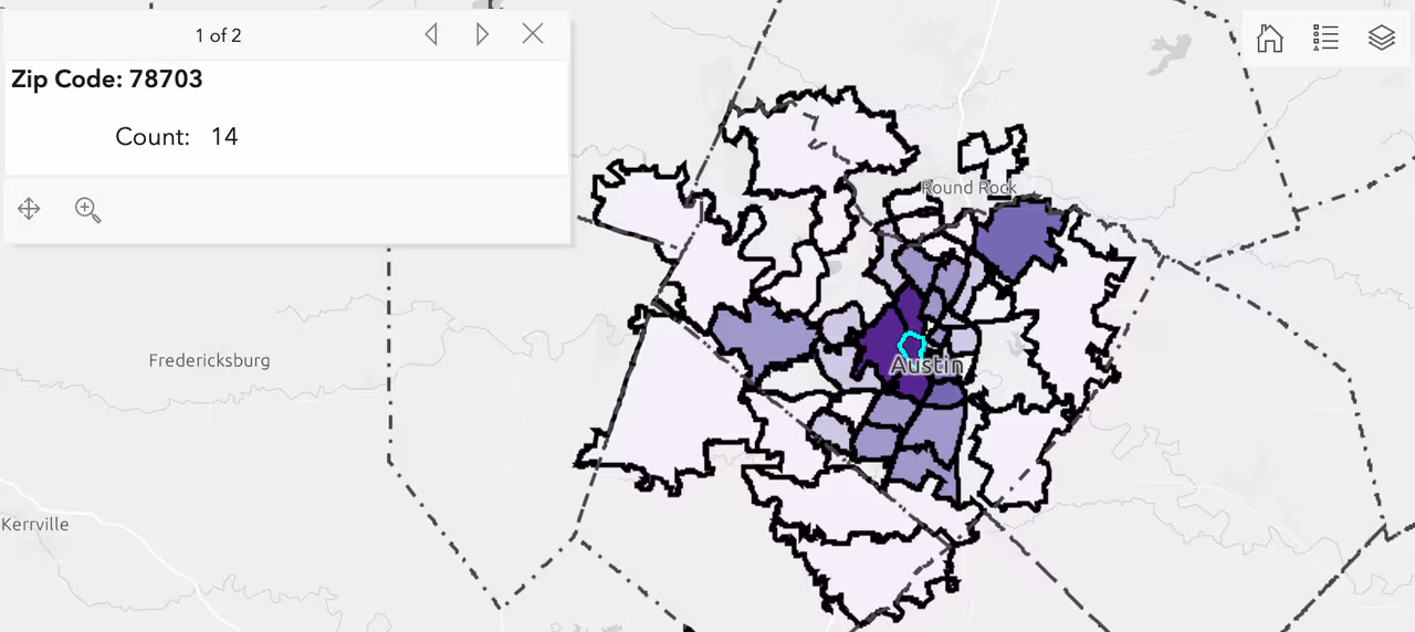 Estos son los zip codes que muestran más casos de coronavirus en Austin ...