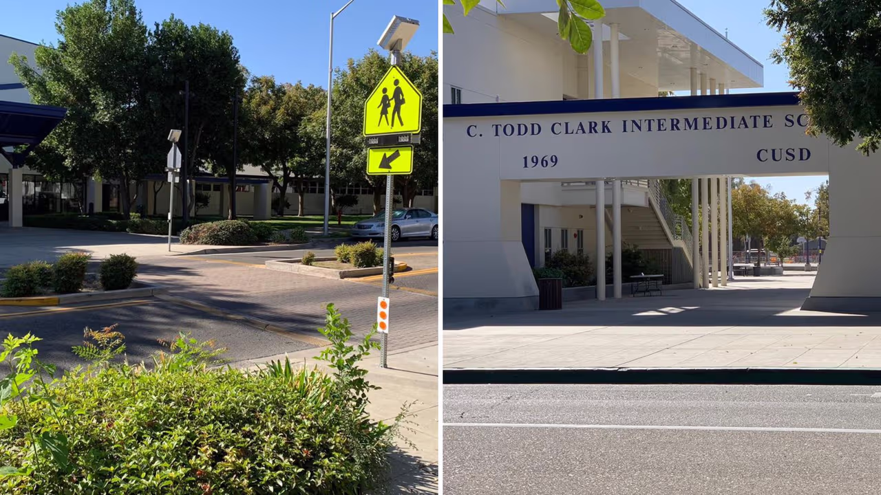 Niño es atropellado frente a Escuela Intermedia Clark en Clovis ...